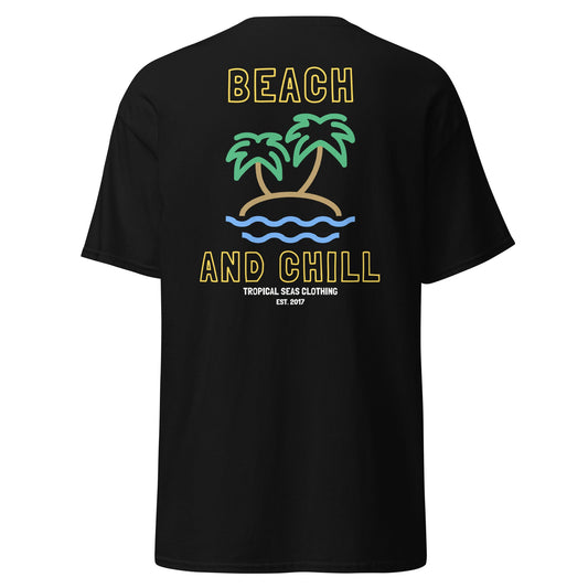 Embroidered Beach and Chill Classic Tee ROTTOR