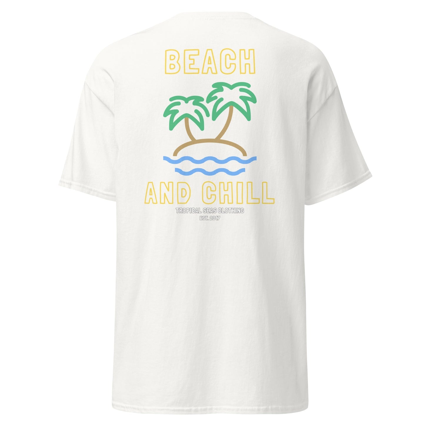 Embroidered Beach and Chill Classic Tee ROTTOR