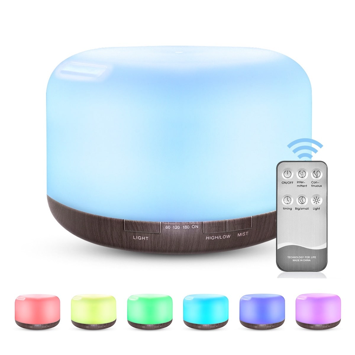 Color Changing Essential Oil Aromatherapy Diffuser With Remote DC-THE CEO