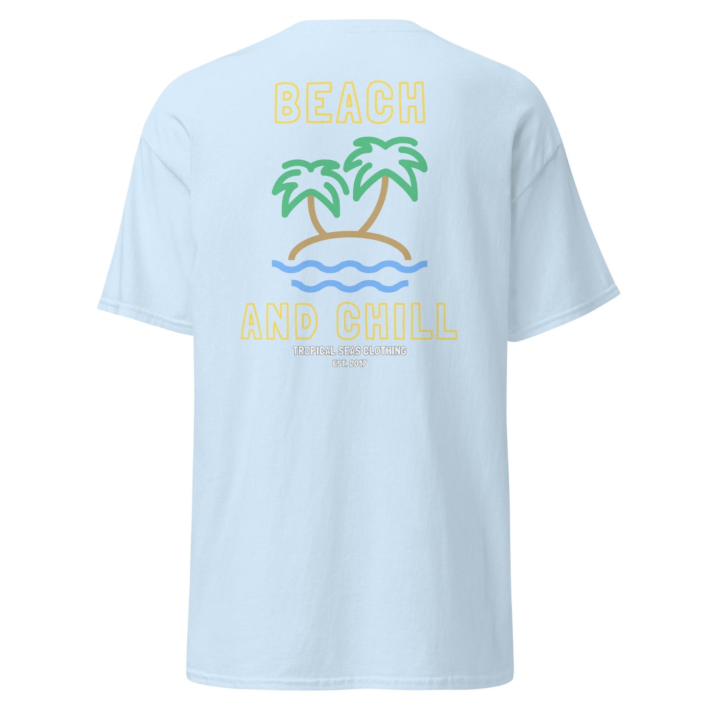 Embroidered Beach and Chill Classic Tee ROTTOR