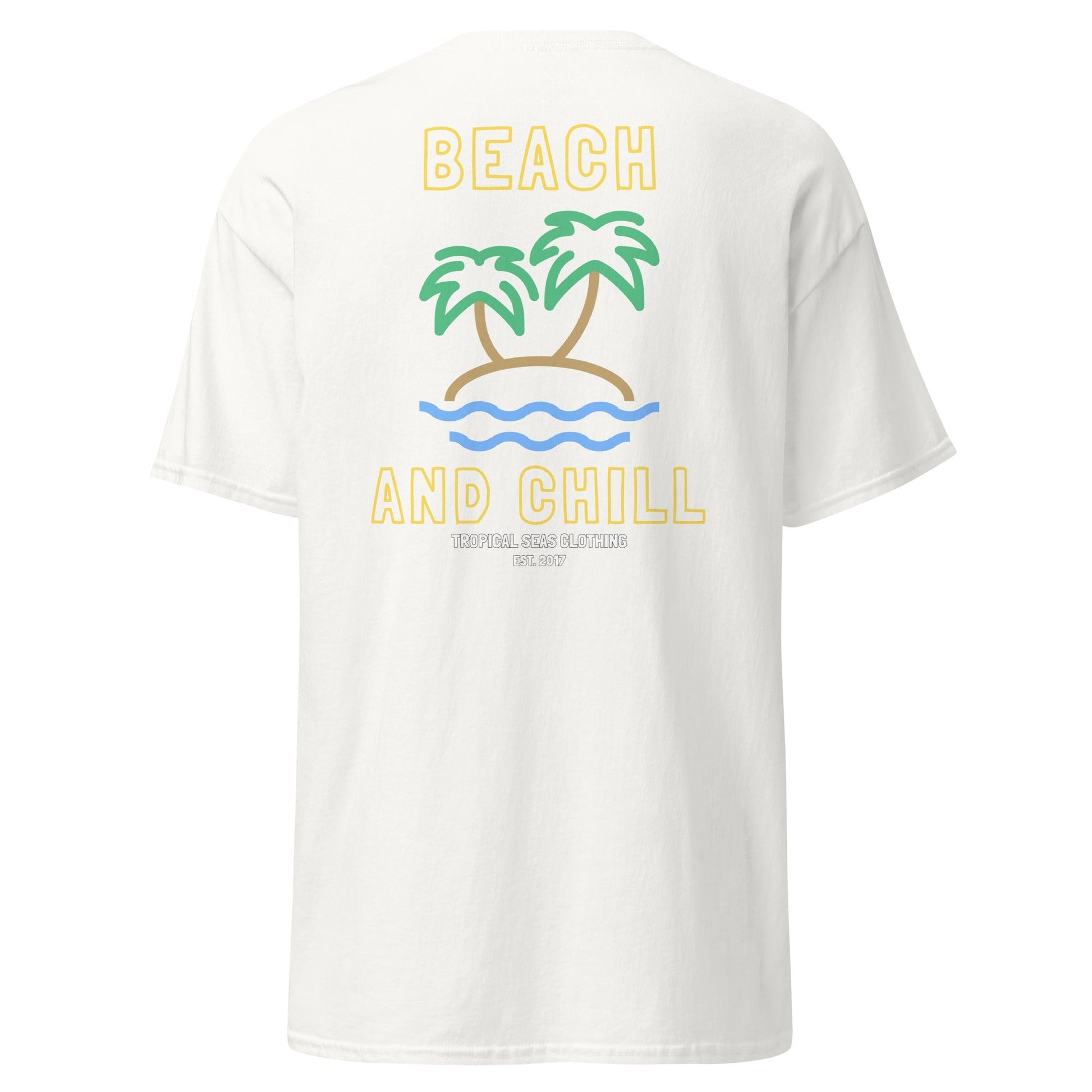 Embroidered Beach and Chill Classic Tee ROTTOR